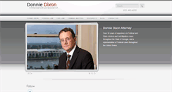 Desktop Screenshot of donniedixonlaw.com